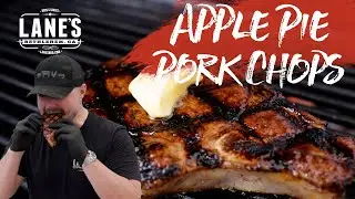 Sweet Apple Pie Pork Chops - Lane's | Brined and Grilled