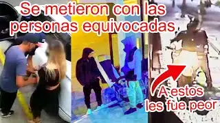 ¡No debieron meterse con ellos! 3 robos frustrados por sus víctimas
