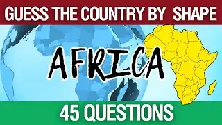Name the Country by Shape Quiz - AFRICA