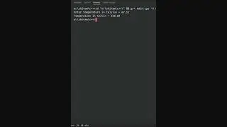 c++ program to convert celsius to kelvin using class @PWOShivam #shorts