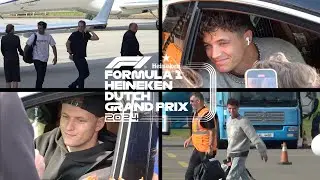 Lando Norris, Carlos Sainz And Many More Formula 1 Drivers Arriving For The 2024 Dutch Grand Prix