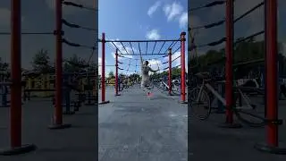 Мощное прохождение на руках #турник #силахвата #ocr #ninjawarrior #русскийниндзя #крестовскийостров