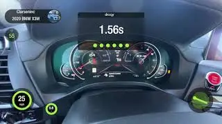 BMW X3M 0-60 Dragy - Non Comp (and 1/8 mile)