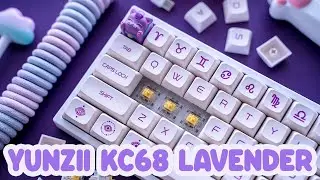 KC68 Keyboard in Lavender + Constellation Keycaps // Overview