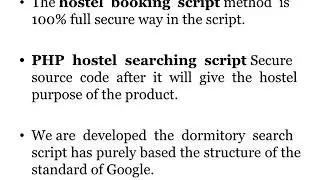 Hostel booking script   PHP hostel searching script   Men hostel booking script