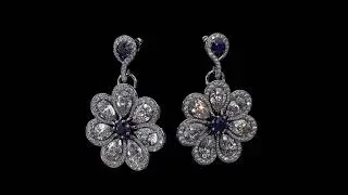 Dego Diamond Earrings Photo-realistic Visualization