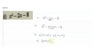 factors of `x^2-2x-8`