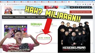 INTIP GAJI YOUTUBE GEN HALILINTAR & 11 ANAK! (Atta halilintar,saaih,Fateh,DLL)!!