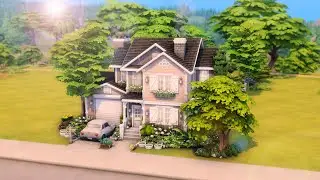 Base Game Suburban 🏡// The Sims 4: Speed Build // No CC