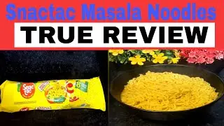 Snactac Instant Masala Noodles Taste & Review | Jio Mart | Reliance | Maggi vs Snac tac Noodles