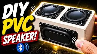 How to make Bluetooth speaker at home || Using PVC PIPE - DIY Bluetooth SPEAKER (2023)