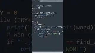 I Just Coded Hangman Game in Python 😯 