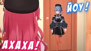 Суисей может проходить сквозь стены, и это очень смешно! [Hololive/RU Sub]