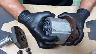 Hydraulic pump failure.