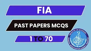 FIA past Papers MCQS |fia test preparation 2022