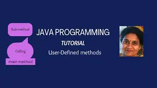 Lesson 31 User-defined methods - Part 1 - Introduction and Access Specifiers