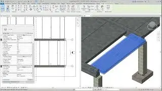 Revit Precast Hollow Core Floor Beam system and concrete topping