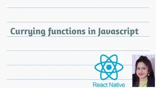 Currying in javascript #reactnativetutorial #javascript #reactnative #interview #reactnativehindi