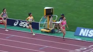 2024年日本選手権女子800m予選 田中希実、久保凛、卜部蘭