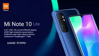Xiaomi Mi Note 10 Lite | Official Specification | Price & launch Date | Mid-Rang Killer 🔥