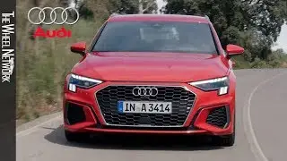 2021 Audi A3 Sportback 35 TDI S Line | Tango Red | Driving, Interior, Exterior