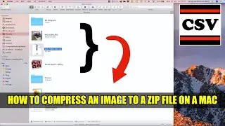 How to COMPRESS an Image to a Zip File On a Mac - Basic Tutorial | New