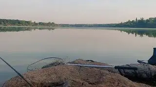 Риболовля на водосховищі. Початок.