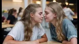 Egyptian Girls Lesbian Kissing - Mayan El Sayed and Aya Samaha | lessbian mature kissing