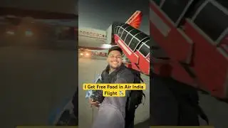 I Get Served Free Food in Air India From Amritsar to Delhi Flight