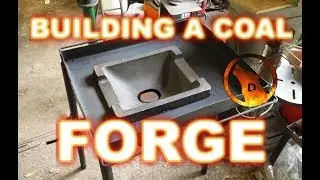 Blacksmith Builds a Portable Coal Forge