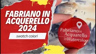 FABRIANO IN ACQUERELLO 2024 - i colori che ho portato a casa, Swatch e veloce sketch su Bologna