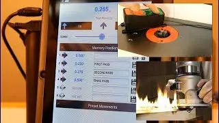 Router table Incremental Passes - MLCS PowerLift Pro - Android controlled woodworking router lift