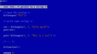 Writing FreeDOS Programs in C (spoken languages)