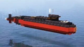 Подводная лодка в майнкрафте