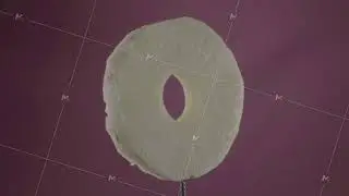 Pineapple rotating with loop on fuchsia screen for chroma key