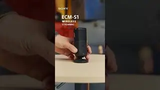 Introducing the new Sony ECM-S1 Wireless/Streaming Microphone