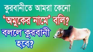 কুরবানিতে নাম উল্লেখ করার সময় কী বলা উচিৎ