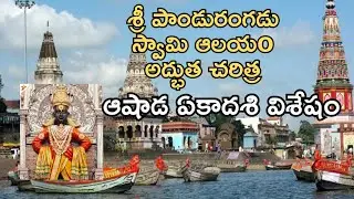 ఆషాడ ఏకాదశి విశేషం |  పండరిపురంలో శ్రీ పాండురంగస్వామి యాత్ర చూడటానికి రెండు కళ్లు సరిపోవు !