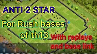 Anti 2 star base for  rush th13 to push with link