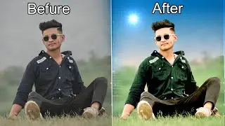 Photoshop 7.0 Photo Editing - Add DSLR Blur and Colour in Photoshop 7.0