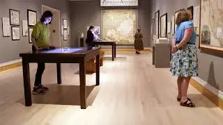 Colonial Williamsburg Digital Map Explorer Exhibit