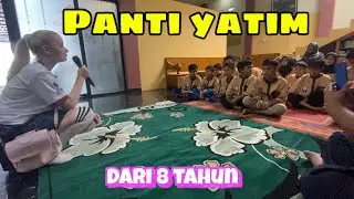 DATANG KE PANTI YATIM LAGI! Bule Barbie donasi dan main sama ade ade😍