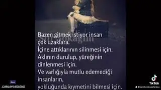 Gitmek En Doğru Seçimdir Bazen Belkide.