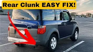 Honda Element Rear Clunk Easy Fix / Rear sway bar bushing replacement.