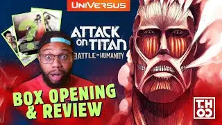 ATTACK ON TITAN: BATTLE FOR HUMANITY CCG/TCG - BOX OPENING & REVIEW IN LESS THEN 10 MINUTES