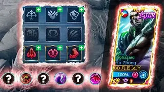 TOP 1 GLOBAL YU ZHONG BEST BUILD AND EMBLEM REVEAL