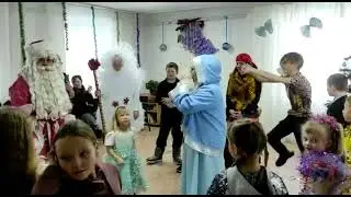 Новогодняя игровая программа в ДК пос. Подобас
