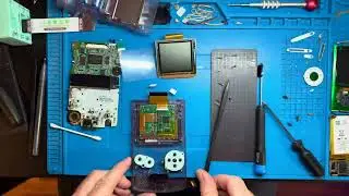🎮 Time-Lapse Game Boy Color LCD Upgrade: Vibrant Colors & Epic Retro Glow-Up! (DK Country) 🚀