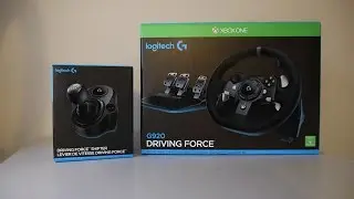 Logitech Racing Wheel PC/Xbox One - G920 Driving Force Unbox & Review
