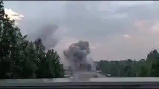 Момент вчерашнего ракетного в Запорожье .